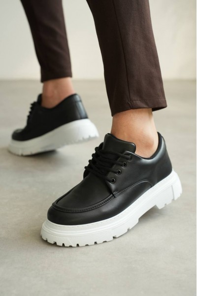 KB-X6 Kuback Siyah Cilt Günlük Erkek Ayakkabı