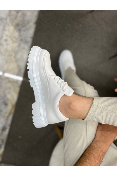 KB-X6 Kuback Beyaz Cilt Günlük Erkek Ayakkabı