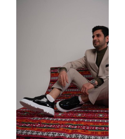 KB-702 Kuback Siyah Rugan Günlük Erkek Ayakkabı KB-702 Kuback Siyah Rugan Günlük Erkek Ayakkabı