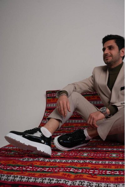 KB-702 Kuback Siyah Rugan Günlük Erkek Ayakkabı