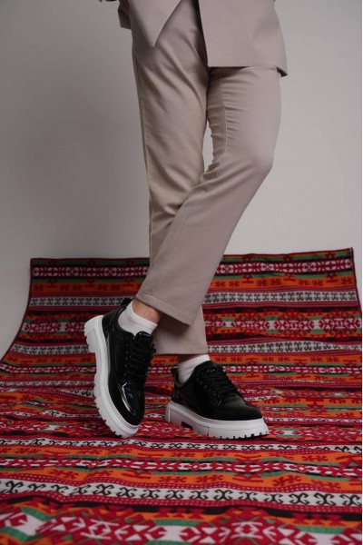 KB-702 Kuback Siyah Rugan Günlük Erkek Ayakkabı