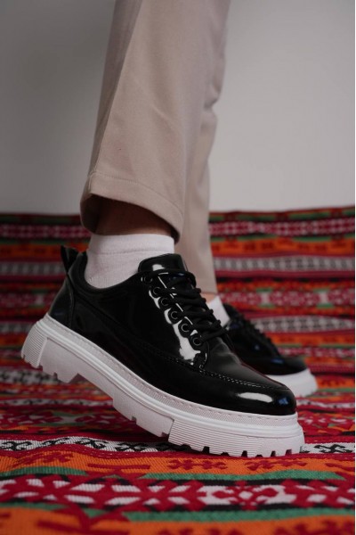 KB-702 Kuback Siyah Rugan Günlük Erkek Ayakkabı