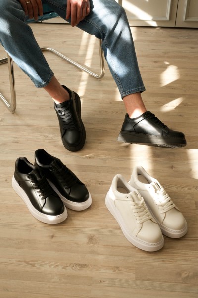 KB-B2 Kuback Kömür Cilt Günlük Erkek Ayakkabı