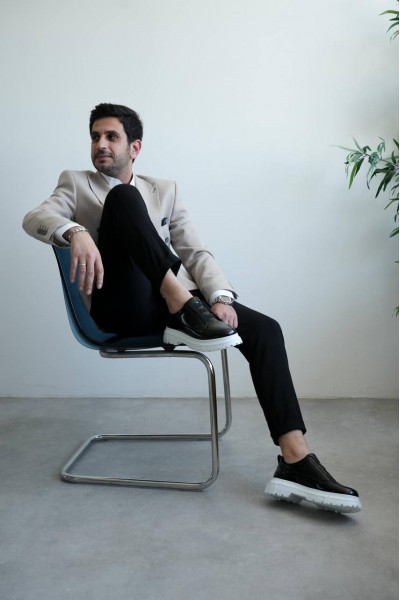 KB-703 Kuback Siyah Rugan Lastikli Günlük Erkek Ayakkabı KB-703 Kuback Siyah Rugan Lastikli Günlük Erkek Ayakkabı