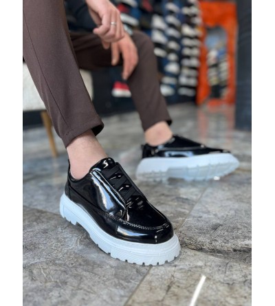 KB-703 Kuback Siyah Rugan Lastikli Günlük Erkek Ayakkabı KB-703 Kuback Siyah Rugan Lastikli Günlük Erkek Ayakkabı