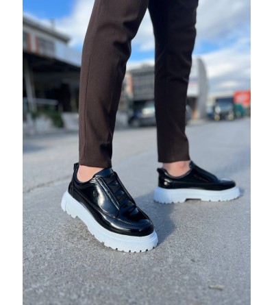 KB-703 Kuback Siyah Rugan Lastikli Günlük Erkek Ayakkabı KB-703 Kuback Siyah Rugan Lastikli Günlük Erkek Ayakkabı