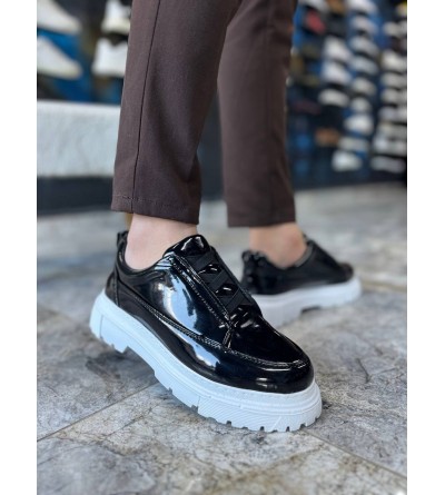 KB-703 Kuback Siyah Rugan Lastikli Günlük Erkek Ayakkabı KB-703 Kuback Siyah Rugan Lastikli Günlük Erkek Ayakkabı