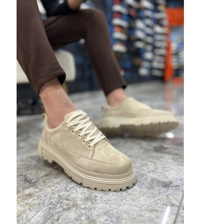 KB-702 Kuback Bej Süet Günlük Erkek Ayakkabı