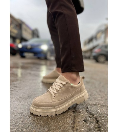 KB-702 Kuback Bej Süet Günlük Erkek Ayakkabı