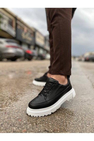 KB-702 Kuback Siyah Cilt Günlük Erkek Ayakkabı