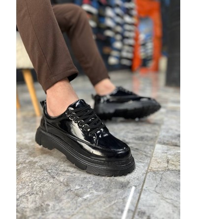 KB-702 Kuback Kömür Rugan Günlük Erkek Ayakkabı