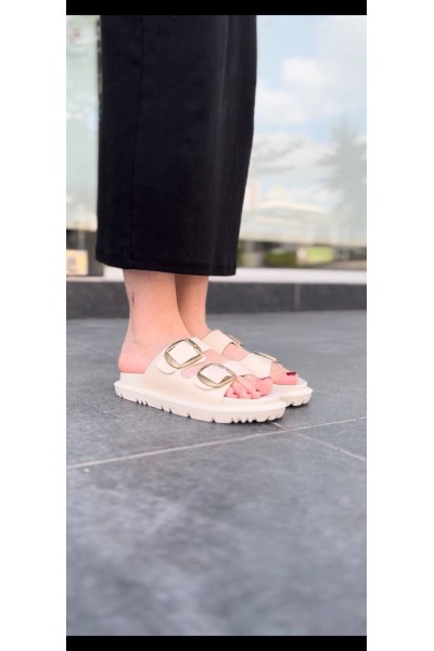 KBTX-1 Kuback Bej Günlük Kadın Terlik