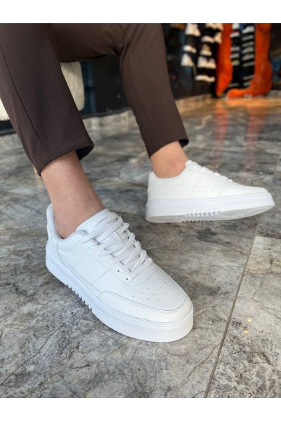 KB-N2 Kuback Beyaz Cilt Günlük Erkek Ayakkabı