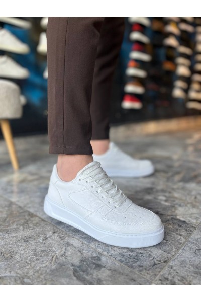 KB-X9 Kuback Beyaz Cilt Günlük Erkek Ayakkabı