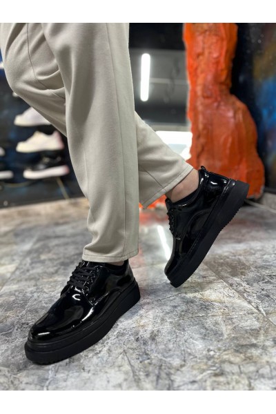 KB-X16 Kuback Kömür Rugan Günlük Erkek Ayakkabı