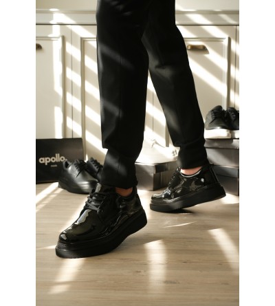 KB-X16 Kuback Kömür Rugan Günlük Erkek Ayakkabı