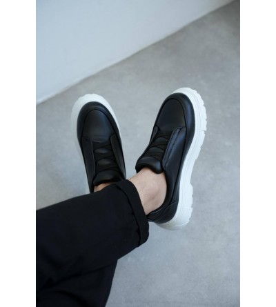 KB-703 Kuback Siyah Lastikli Günlük Erkek Ayakkabı KB-703 Kuback Siyah Lastikli Günlük Erkek Ayakkabı