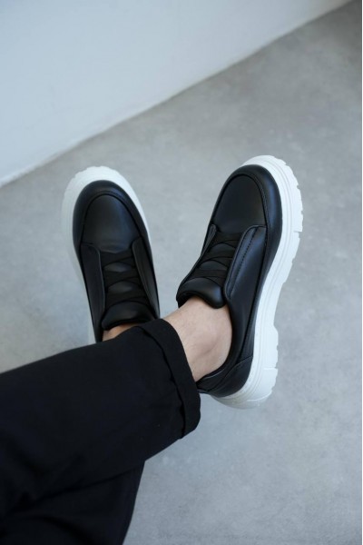 KB-703 Kuback Siyah Lastikli Günlük Erkek Ayakkabı KB-703 Kuback Siyah Lastikli Günlük Erkek Ayakkabı