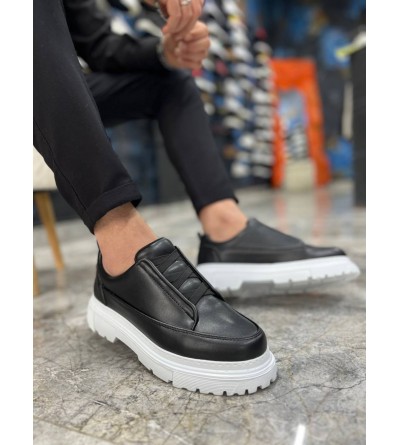 KB-703 Kuback Siyah Lastikli Günlük Erkek Ayakkabı