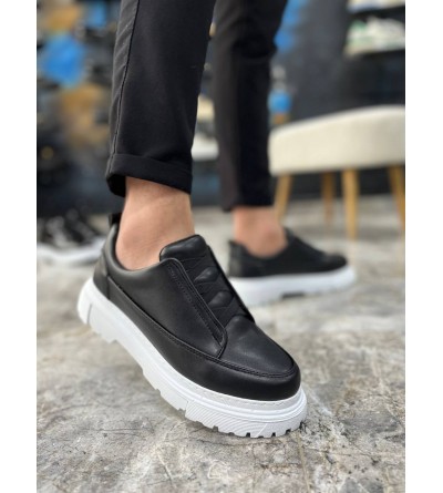 KB-703 Kuback Siyah Lastikli Günlük Erkek Ayakkabı