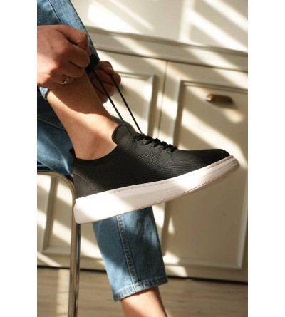 KB-M101 Kuback Siyah Triko Bağcıklı Günlük Erkek Ayakkabı KB-M101 Kuback Siyah Triko Bağcıklı Günlük Erkek Ayakkabı