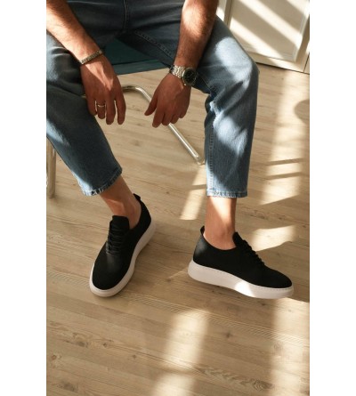 KB-M101 Kuback Siyah Triko Bağcıklı Günlük Erkek Ayakkabı KB-M101 Kuback Siyah Triko Bağcıklı Günlük Erkek Ayakkabı