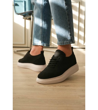 KB-M101 Kuback Siyah Triko Bağcıklı Günlük Erkek Ayakkabı KB-M101 Kuback Siyah Triko Bağcıklı Günlük Erkek Ayakkabı