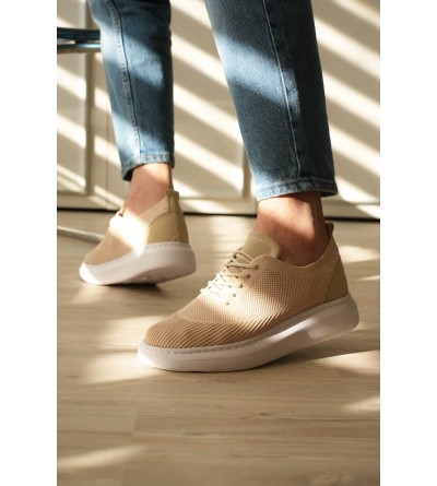 KB-M101 Kuback Bej Triko Bağcıklı Günlük Erkek Ayakkabı KB-M101 Kuback Bej Triko Bağcıklı Günlük Erkek Ayakkabı