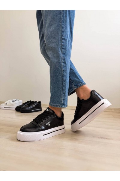 KB-04 Kuback Siyah Cilt Günlük Erkek Ayakkabı 