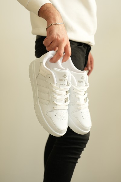 KB-013 Kuback Beyaz Cilt Günlük Erkek Ayakkabı 