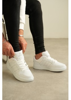 KB-013 Kuback Beyaz Cilt Günlük Erkek Ayakkabı