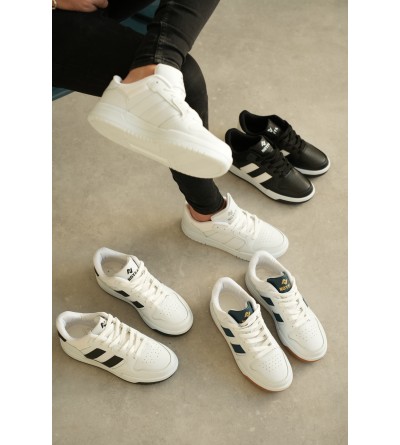 KB-013 Kuback Beyaz-Petrol Günlük Erkek Ayakkabı 