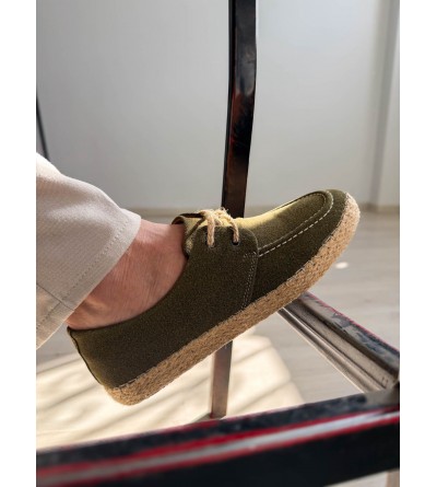 KB-T36 Kuback Haki Klasik Erkek Ayakkabı 