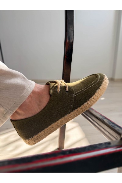 KB-T36 Kuback Haki Klasik Erkek Ayakkabı 