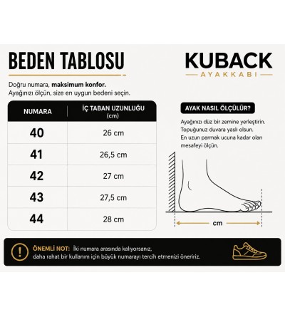 KB-X12 Kuback Beyaz Siyah Cilt Günlük Erkek Ayakkabı