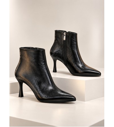 BayTuluk BT-S8 Siyah Yanki Sivri Burun 8 cm Yüksek Topuklu Stiletto Kadın Bot BayTuluk BT-S8 Siyah Yanki Sivri Burun 8 cm Yüksek Topuklu Stiletto Kadın Bot