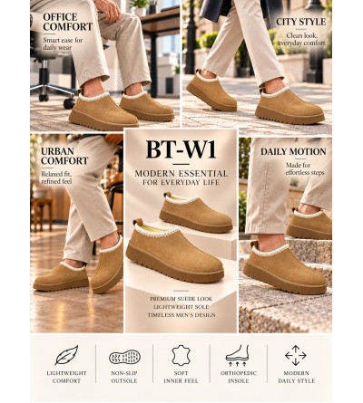 BayTuluk BT-W1 Taba Süet İçi Kürklü Yüksek Taban Günlük Erkek Ayakkabı BayTuluk BT-W1 Taba Süet İçi Kürklü Yüksek Taban Günlük Erkek Ayakkabı