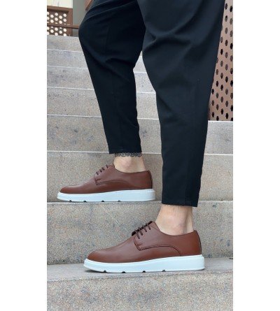 BA0003 Bağcıklı Klasik Taba Beyaz Kalın Taban Casual Erkek Ayakkabı BA0003 Bağcıklı Klasik Taba Beyaz Kalın Taban Casual Erkek Ayakkabı