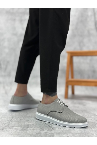 BA0003 Bağcıklı Klasik Spor Koyu Gri Renk Keten Yüksek Taban Casual Erkek Ayakkabı BA0003 Bağcıklı Klasik Spor Koyu Gri Renk Keten Yüksek Taban Casual Erkek Ayakkabı