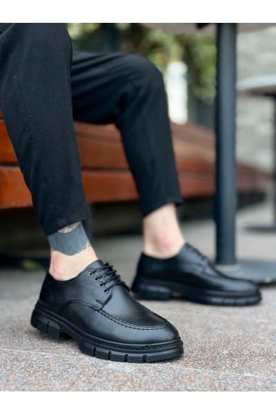 BA0237 Bağcıklı Klasik Yüksek Taban Casual Erkek Ayakkabı