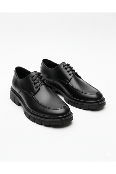 BA0237 Bağcıklı Klasik Yüksek Taban Casual Erkek Ayakkabı
