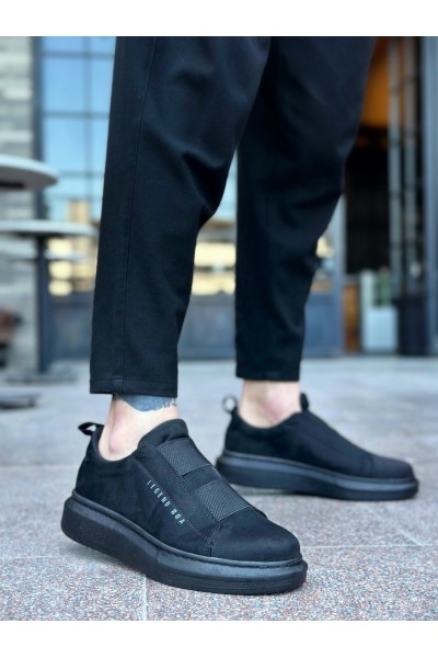 BA0307 BOA Kalın Süet Yüksek Taban Çift Bant Siyah Erkek Ayakkabı BA0307 BOA Kalın Süet Yüksek Taban Çift Bant Siyah Erkek Ayakkabı