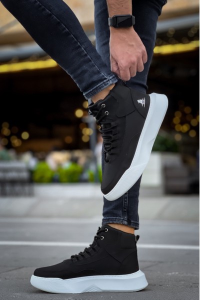 BA0318 Bağcıklı Erkek Yüksek Taban Beyaz Taban Spor Bot BA0318 Bağcıklı Erkek Yüksek Taban Beyaz Taban Spor Bot