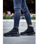 BA0318 Bağcıklı Erkek Yüksek Taban Siyah Taban Spor Bot BA0318 Bağcıklı Erkek Yüksek Taban Siyah Taban Spor Bot