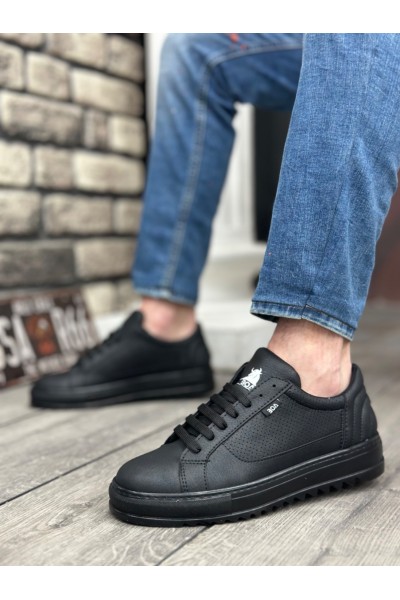 BA0323 BOA Kalın Tırtık Yüksek Siyah Taban Siyah Bağcıklı Spor Erkek Ayakkabı BA0323 BOA Kalın Tırtık Yüksek Siyah Taban Siyah Bağcıklı Spor Erkek Ayakkabı