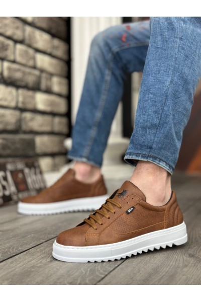 BA0323 BOA Kalın Tırtık Yüksek Taban Taba Bağcıklı Spor Erkek Ayakkabı BA0323 BOA Kalın Tırtık Yüksek Taban Taba Bağcıklı Spor Erkek Ayakkabı