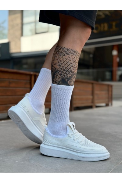 BA0375 Özel Örme Triko Tarz Beyaz Taban Spor Ayakkabı BA0375 Özel Örme Triko Tarz Beyaz Taban Spor Ayakkabı