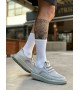 BA0375 Özel Örme Triko Tarz Gri Renk Spor Ayakkabı 