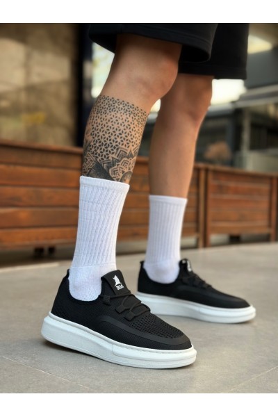 BA0375 Özel Örme Triko Tarz Siyah Renk Spor Ayakkabı BA0375 Özel Örme Triko Tarz Siyah Renk Spor Ayakkabı