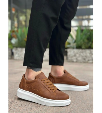 BA0423 BOA Kalın Yüksek Taban Taba Bağcıklı Spor Erkek Ayakkabı